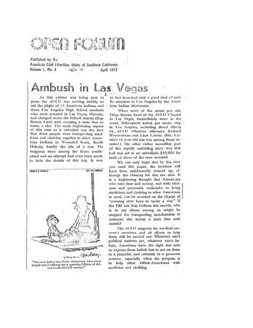 1973.04.00 -- Ambush in Las Vegas (Wounded Knee) -- ACLU Open Forum